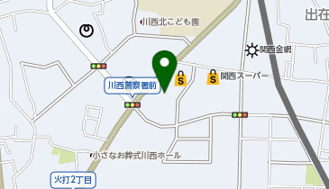 マクドナルド キセラ川西店の地図画像
