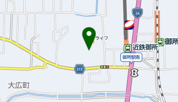 マクドナルド 御所ライフ店の地図画像
