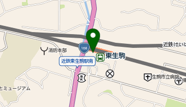 マクドナルド 近鉄東生駒駅前店の地図画像