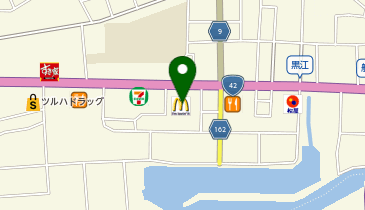 マクドナルド 42号海南店の地図画像