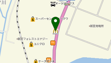 マクドナルド 42号新宮店の地図画像