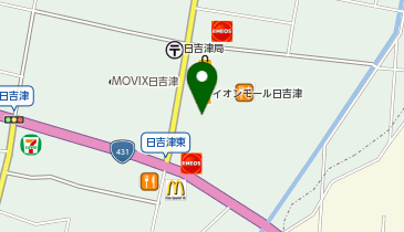 マクドナルド イオンモール日吉津店の地図画像