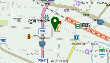 マクドナルド 鳥取駅南店の地図画像