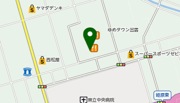 マクドナルド 出雲ゆめタウン店の地図画像