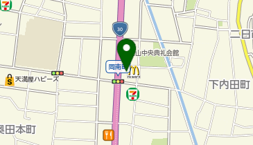 マクドナルド 清輝橋店の地図画像