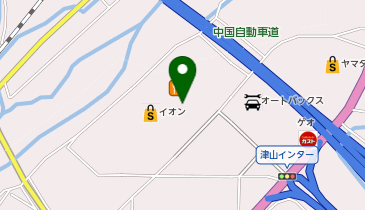 マクドナルド イオンモール津山店の地図画像