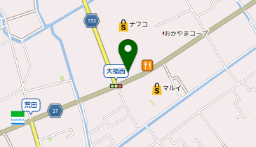 マクドナルド 岡山大福店の地図画像