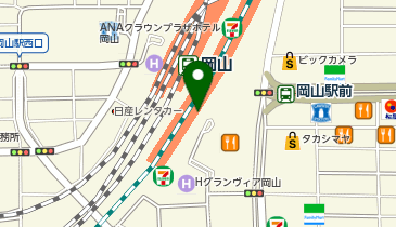 マクドナルド さんすて岡山店の地図画像