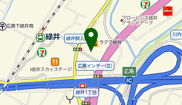 マクドナルド ラクア緑井店の地図画像