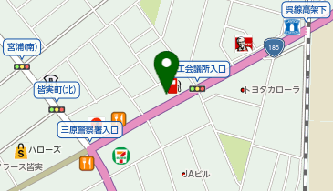 マクドナルド 三原皆実店の地図画像