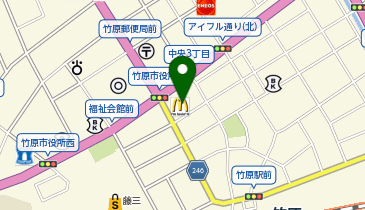 マクドナルド 185竹原店の地図画像