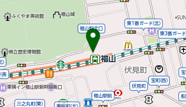 マクドナルド さんすて福山店の地図画像