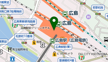 マクドナルド JR広島駅南口店の地図画像
