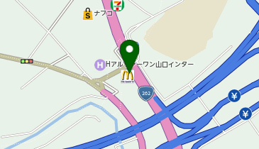 マクドナルド 山口インター店の地図画像