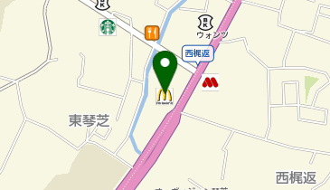 マクドナルド 宇部琴芝店の地図画像