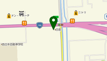 マクドナルド 宇部厚南店の地図画像