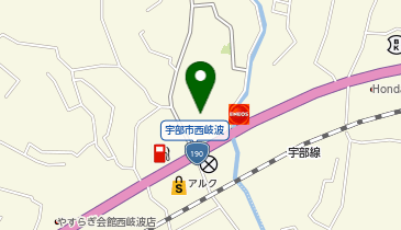 マクドナルド 宇部西岐波店の地図画像