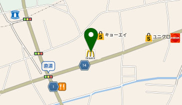 マクドナルド 藍住キョーエイ店の地図画像