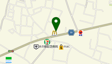 マクドナルド 矢三店の地図画像