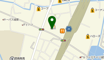 マクドナルド 徳島住吉店の地図画像