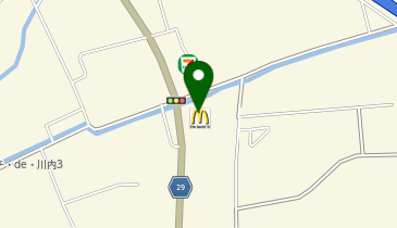 マクドナルド 徳島川内店の地図画像