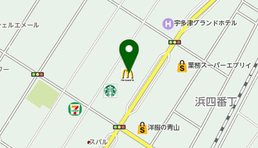 マクドナルド 宇多津店の地図画像