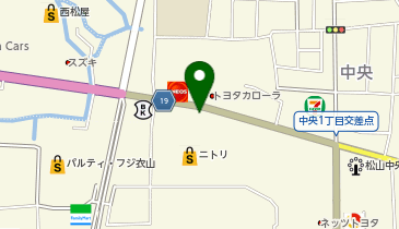 マクドナルド 松山中央通り店の地図画像