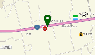 マクドナルド 11号新居浜店の地図画像