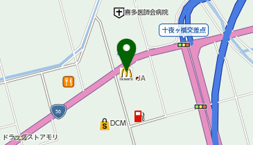マクドナルド 56号大洲店の地図画像