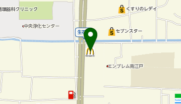 マクドナルド 松山フライブルク通り店の地図画像