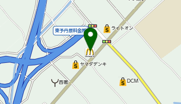 マクドナルド 東予丹原店の地図画像