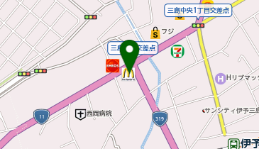 マクドナルド 伊予三島店の地図画像