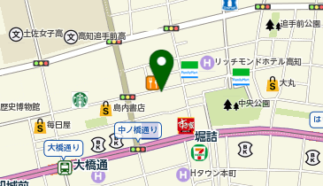 マクドナルド 帯屋町店の地図画像