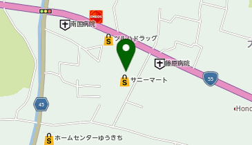 マクドナルド 南国サニーアクシス店の地図画像