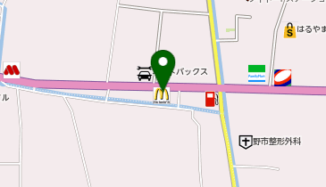 マクドナルド 55号野市店の地図画像