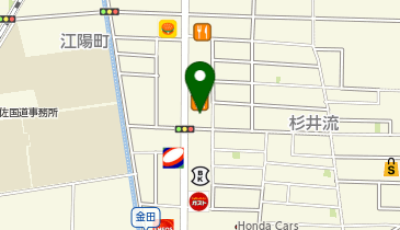 マクドナルド 高知インター店の地図画像