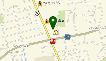 マクドナルド 高知中万々店の地図画像