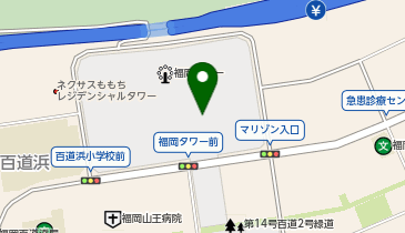 マクドナルド シーサイドももち店の地図画像