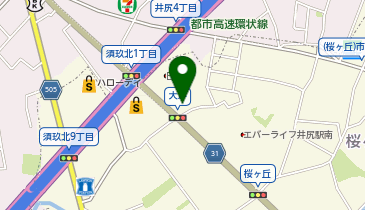 マクドナルド 桜ケ丘店の地図画像