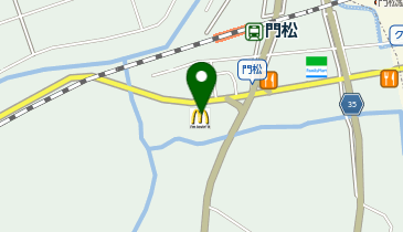 マクドナルド 門松店の地図画像
