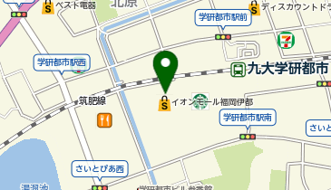 マクドナルド イオンモール福岡伊都店の地図画像