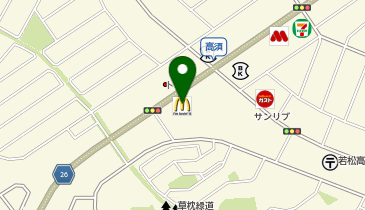 マクドナルド 高須サンリブ店の地図画像