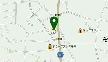 マクドナルド 小郡七夕通り店の地図画像