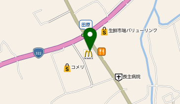 マクドナルド 田川川崎店の地図画像