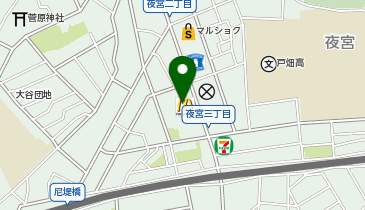 マクドナルド 戸畑夜宮店の地図画像