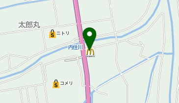 マクドナルド 200飯塚店の地図画像