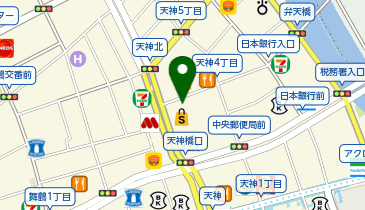 マクドナルド ミーナ天神店の地図画像