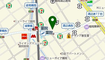 マクドナルド 薬院駅前店の地図画像