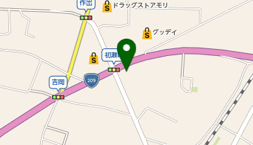 マクドナルド 209瀬高店の地図画像