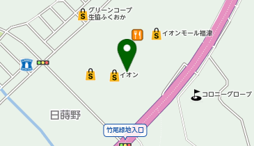 マクドナルド イオンモール福津店の地図画像